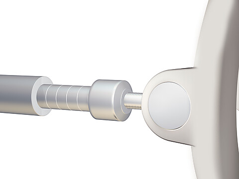 Tutma yüzeyinin vida dişini gösteren şekil