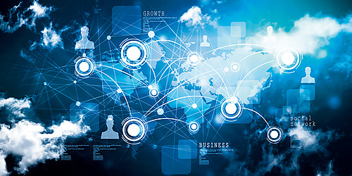 Kırmızı lazer ışınları tarafından taranan barkod.