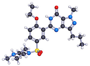 Structure of the Viagra molecule