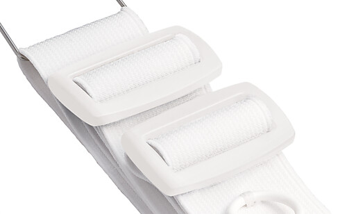 Kayış çekme kuvveti oluşturma elemanı kayışı tokasının yakın çekimi 